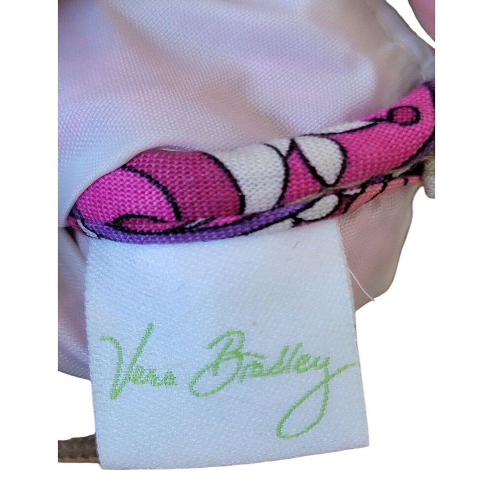 VTG Vera Bradley Pink Quilted Paisley Meets Plaid Coin Purse - Picture 4 of 5